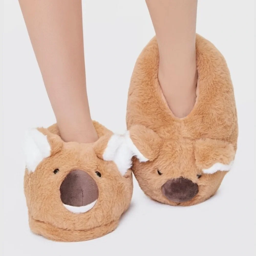 NEW| Plush Koala Indoor Slippers - Picture 1 of 4